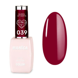Manica Lakier hybrydowy hybryda do paznokci - Deep Red 039 10ml
