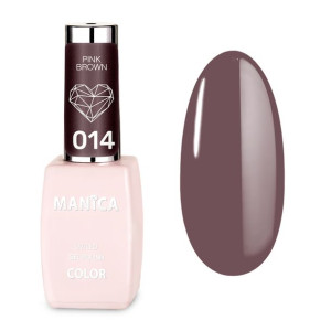 Manica Lakier hybrydowy hybryda do paznokci - Pink Brown 014 10ml