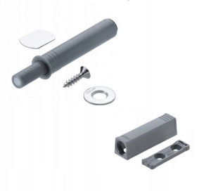TIP-ON BLUM 956.1004 Krótki Szary + Adapter+ wkręty