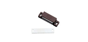 Zatrzask meblowy magnetyczny, Brązowy 46 x15 mm