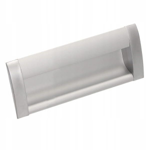 Uchwyt meblowy wpuszczany UA08, Aluminium , L-192 mm