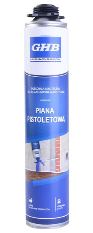 Piana Pianka Pu Montażowa Pistoletowa 750ml 1szt