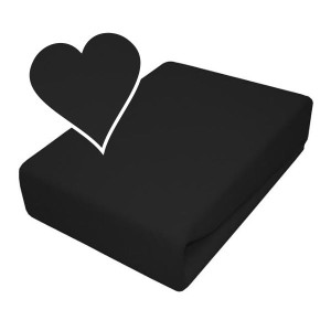 Prześcieradło Jersey z Gumką 180x200 Czarne