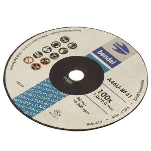 Tarcza do cięcia ø100mm x 1 x 10mm do stali nierdzewnej