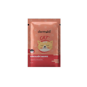 Dermokil Sheet mask with CAT Pattern - Maska w płachcie Kot 20ml