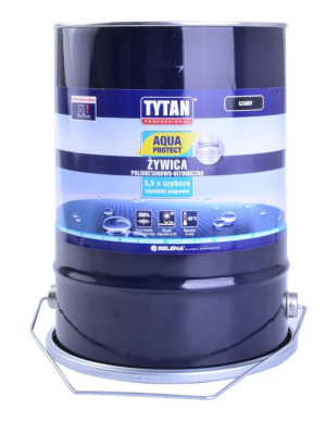 Tytan Żywica Poliuretanowo-bitumiczna Aqua Protect Czarny 5kg 1szt