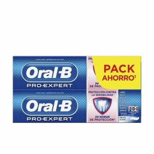 Pasta do Zębów do Zębów Wrażliwych Wybielająca Oral-B Pro-Expert (2 x 75 ml