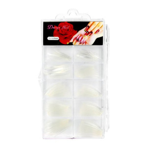 PROFICO Tipsy sztuczne paznokcie Clear Box 100szt.