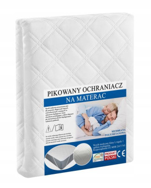 Ochraniacz Na Materac Pikowany 80x200 200x80 Medyczny Gramatura 170g/m2