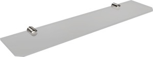 Półka pod lustro szklana 50 cm (Chrom)