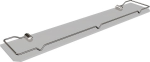 Półka szklana z ramką (50 cm) 050/50/CC (Chrom)