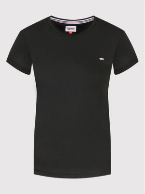 T-shirt Tommy Hilfiger damski czarny