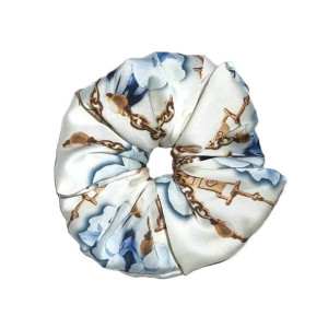 Satynowa Scrunchie Chic Chain rozmiar S