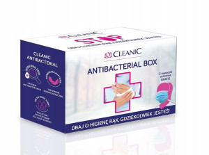 Cleanic chusteczki 3op odświeżający żel 50ml