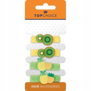 Top Choice Frotki do włosów 22968, 4 sztuki