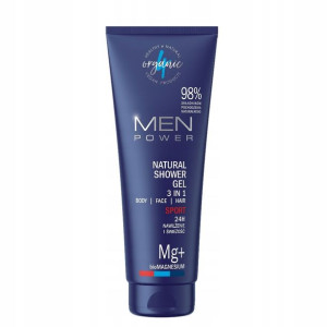 4organic Men żel pod prysznic 3w1 Sport, 250ml