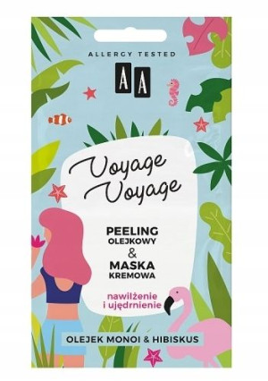 AA Voyage Voyage 2w1 Peeling olejowy + maska 2x5ml