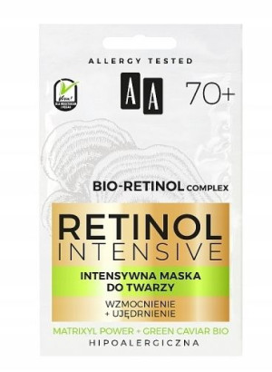 AA Retinol Intensive 70+ maska wzmocnienie, 2x5 ml