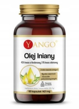Yango Olej lniany, 60 kapsułek