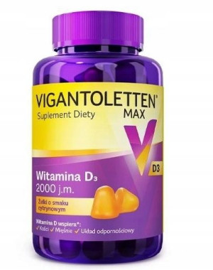 Vigantoletten Max Żelki o smaku cytrynowym, 60 szt