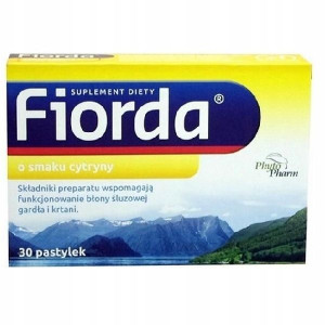 Fiorda smak cytrynowy 30 pastylek
