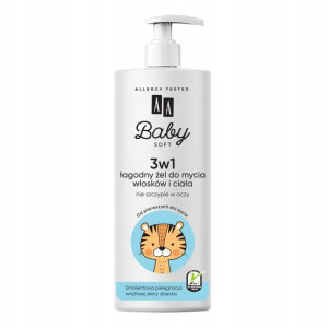 AA Baby Soft 3w1 żel do mycia włosków, ciała 500ml