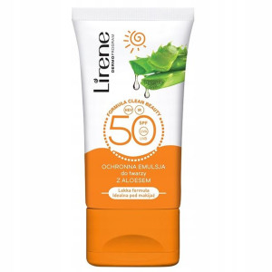 Lirene Emulsja do twarzy z aloesem SPF50,50ml