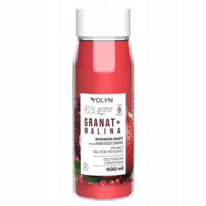 Yolyn Żel pod prysznic Granat + Malina, 400ml