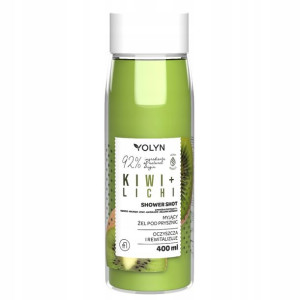 Yolyn Shower Żel pod prysznic, Kiwi + Lichi 400ml