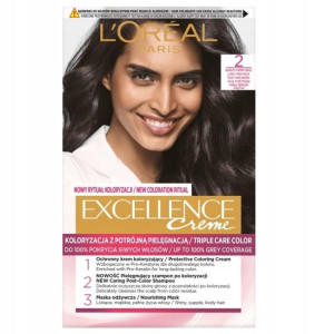 L'Oreal Paris Farba 2 Bardzo Ciemny Brąz