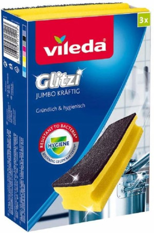 Vileda, Gąbki do mycia, 3 sztuki