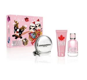 Dsquared2 Woda toalet. 100ml + Żel 100ml + Portfel