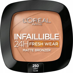L'Oreal Matujący bronzer do twarzy 250 Light, 9g