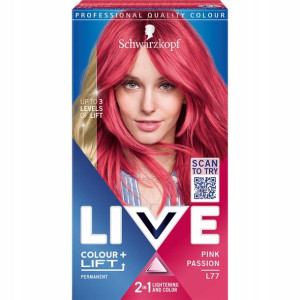 Schwarzkopf Live Colour Farba L77 Pink Passion