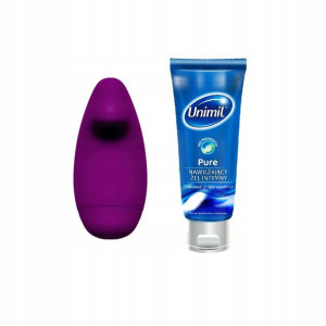 Unimil wibrator + nawilżający żel intymny, 80ml