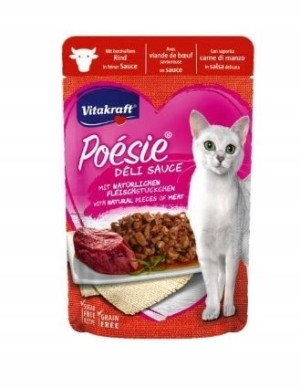 Vitakraft, Karma dla kotów Wołowina, 85g
