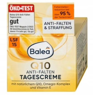 Balea, Przeciwzmar. krem na dzień Q10 SPF15, 50ml