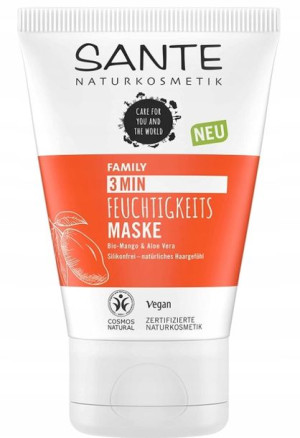 Sante, 3-minutowa maska , mango i aloes, 100ml