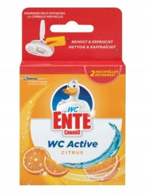 WC Ente, Citrus, Zawieszka do WC, 2 x 40g