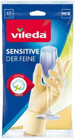 Vileda, Rękawice, rozmiar M, 1 para
