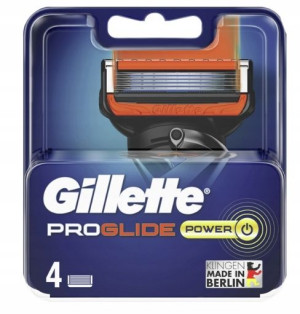 Gillette, Fusion 5, Proglide Power, Wkłady, 4 szt