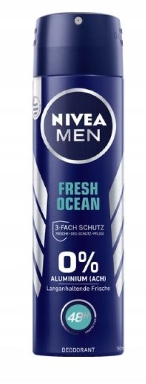 Nivea Men, Fresh Ocean, Dezodorant, 150ml