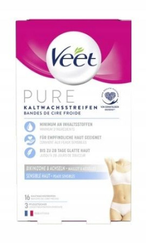 Veet, Paski z zimnego wosku, 16 sztuk