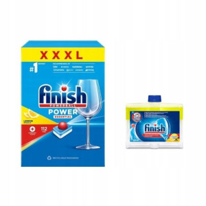 FINISH Power Essential 112szt lemon + Czyścik