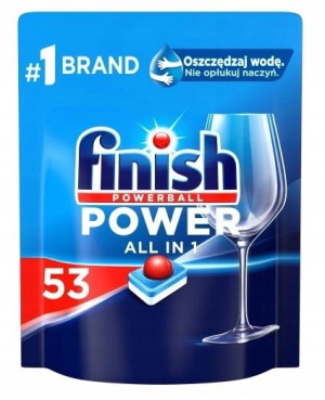 Finish, All in 1 Tabletki do zmywarki, 53 sztuki