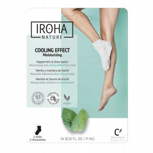 Iroha Nawilżająco-chłodząca maseczka do stóp 2x9ml