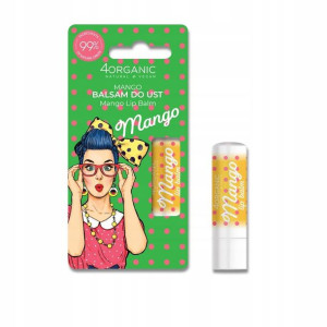4organic Pin-up Girl balsam do ust Mango, 5g