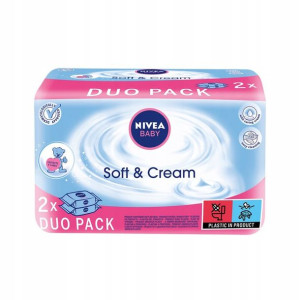 Nivea Chusteczki oczyszczające duopack, 2x63 sztuk