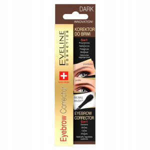 Eveline Eyebrow Corrector 5w1 do brwi Dark, 9ml