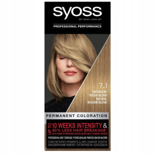 Syoss Farba 7-1 Naturalny Średni Blond